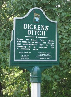 Dickens' Ditch Marker image. Click for full size.