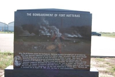 The Bombardment of Fort Hatteras Marker image. Click for full size.