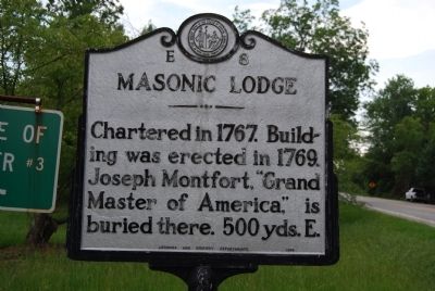 Masonic Lodge Marker image. Click for full size.