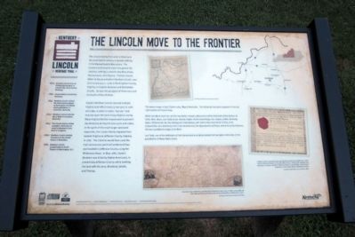 The Lincoln Move To The Frontier Marker image. Click for full size.