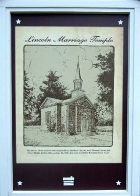 Lincoln Marriage Temple Marker image. Click for full size.
