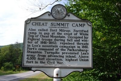 Cheat Summit Camp Marker image. Click for full size.