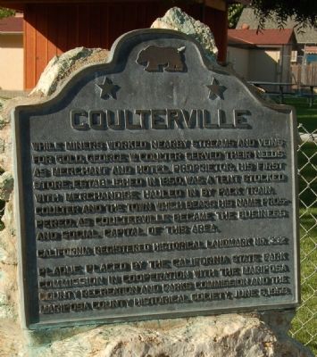 Coulterville Marker image. Click for full size.