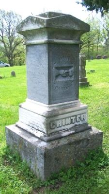 Grave Marker for Moses and Annie Grinter image. Click for full size.