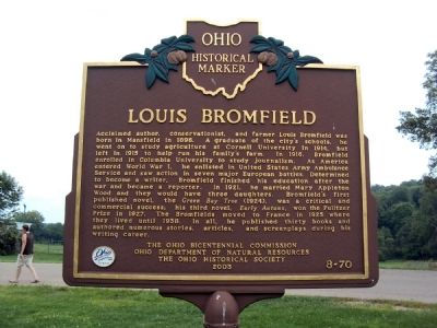Louis Bromfield / Malabar Farm Marker. Click for full size. Louis Bromfield / Malabar Farm Marker image. Click for full size.