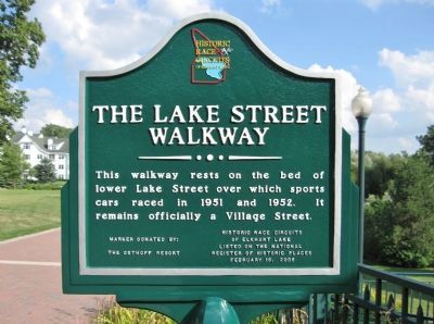 The Lake Street Walkway Marker image. Click for full size.