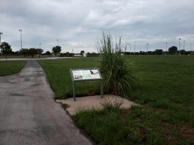 The marker is located near baseball and soccer fields at the Fountain Bluff complex. image. Click for full size.