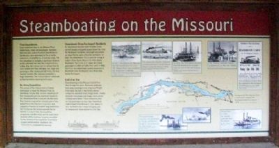 Steamboating on the Missouri Marker image. Click for full size.