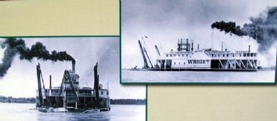 <i>H.G. Wright</i> Photos on Steamboating Marker image. Click for full size.