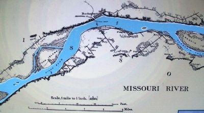 Steamboating on the Missouri Marker. Click for full size. Steamboating on the Missouri Marker image. Click for full size.