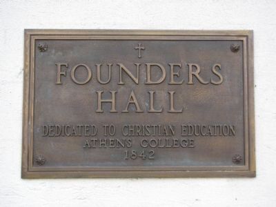 Founders Hall marker image. Click for full size.