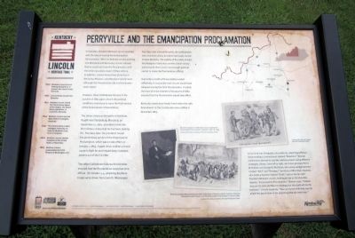 Perryvile And The Emancipation Proclamation Marker image. Click for full size.