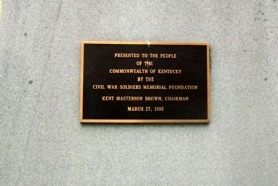 Dedication Plaque (rear of monument) image. Click for full size.