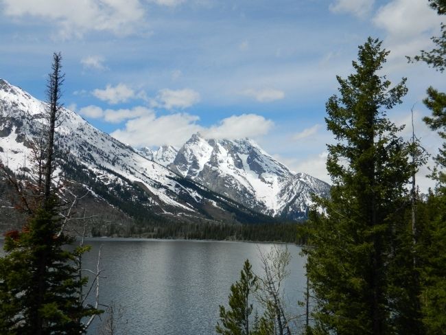Jenny Lake and The Grand Tetons. Click for full size. Jenny Lake and The Grand Tetons image. Click for full size.