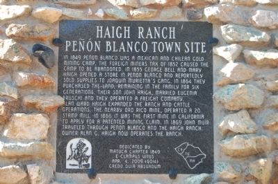 Haigh Ranch Marker image. Click for full size.