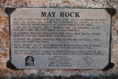May Rock Marker image. Click for full size.