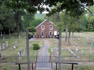 Oakland Grove Presbyterian Church (south entrance) image. Click for full size.