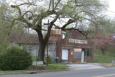 The Ruins of the Mrs. M. Hill Market. Click for full size. The Ruins of the Mrs. M. Hill Market image. Click for full size.