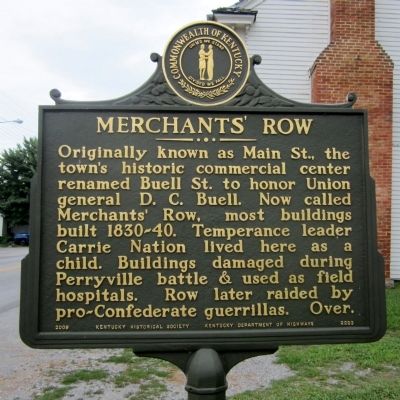 Merchants' Row Marker (obverse) image. Click for full size.