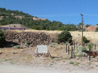 Pioche Marker - The View South. Click for full size. Pioche Marker - The View South image. Click for full size.