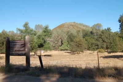 The townsite of Agua Fria and marker image. Click for full size.