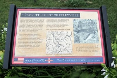 First Settlement of Perryville Marker image. Click for full size.
