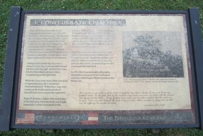 1. Confederate Cemetery Marker image. Click for full size.