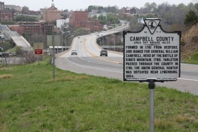 Campbell County Face of Marker image. Click for full size.