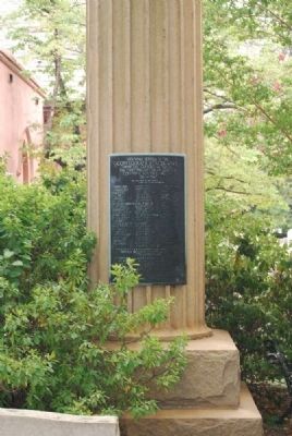 First Presbyterian Church Confederate Veterans Monument image. Click for full size.