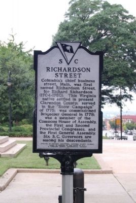 Richardson Street Marker. Click for full size. Richardson Street Marker image. Click for full size.