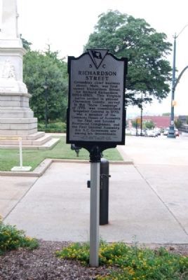Richardson Street Marker. Click for full size. Richardson Street Marker image. Click for full size.