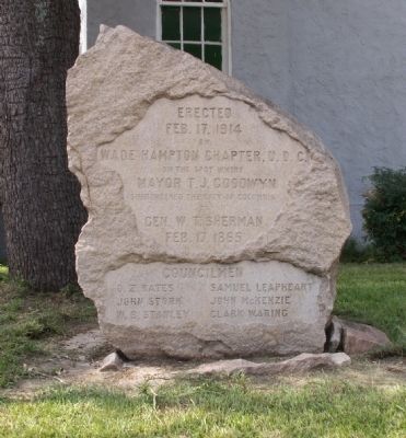 Site of the Surrender of Columbia, SC Marker. Click for full size. Site of the Surrender of Columbia, SC Marker image. Click for full size.