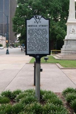 Gervais Street Marker image. Click for full size.