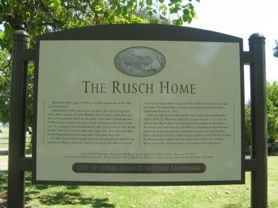 The Rusch Home Marker image. Click for full size.
