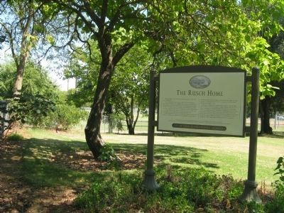 The Rusch Home Marker image. Click for full size.