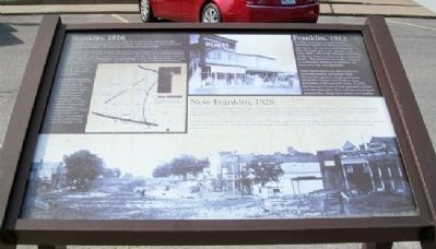 Franklin and New Franklin Marker. Click for full size. Franklin and New Franklin Marker image. Click for full size.
