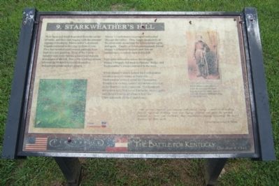 Starkweather�s Hill Marker image. Click for full size.