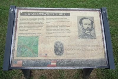 Starkweather's Hill Marker. Click for full size. Starkweather's Hill Marker image. Click for full size.