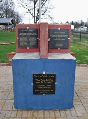 Veteran's Memorial Marker image. Click for full size.