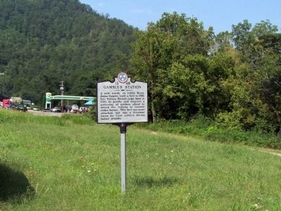 Gamble's Station Marker. Click for full size. Gamble's Station Marker image. Click for full size.