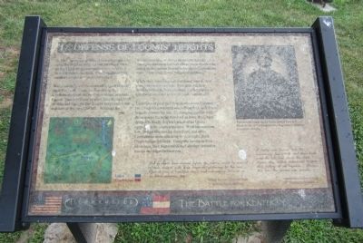 Defense of Loomis’ Heights Marker. Click for full size. Defense of Loomis’ Heights Marker image. Click for full size.