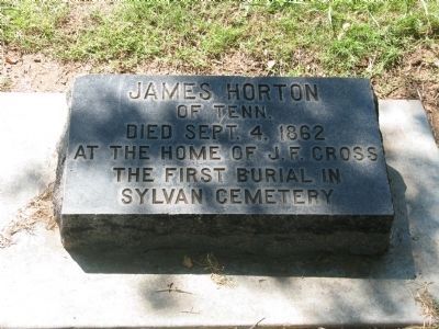 James Horton Grave Marker image. Click for full size.