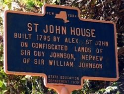 St. John House Marker. Click for full size. St. John House Marker image. Click for full size.