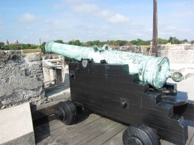 Spanish 16-pounder Cannon. Click for full size. Spanish 16-pounder Cannon image. Click for full size.