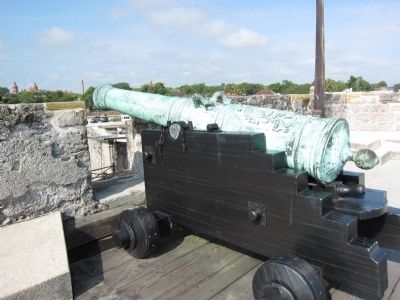 Spanish 16-pounder Cannon image. Click for full size.