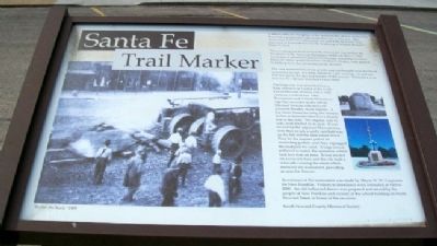 Santa Fe Trail Marker Marker image. Click for full size.