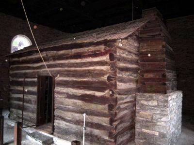 The Lincoln Marriage Cabin image. Click for full size.