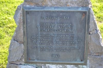 Plattsburg Bay Marker. Click for full size. Plattsburg Bay Marker image. Click for full size.