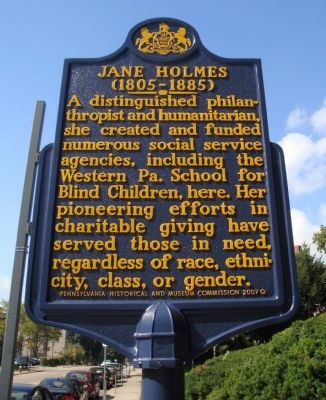 Jane Holmes Marker. Click for full size. Jane Holmes Marker image. Click for full size.