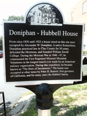 Doniphan – Hubbell House Marker image. Click for full size.